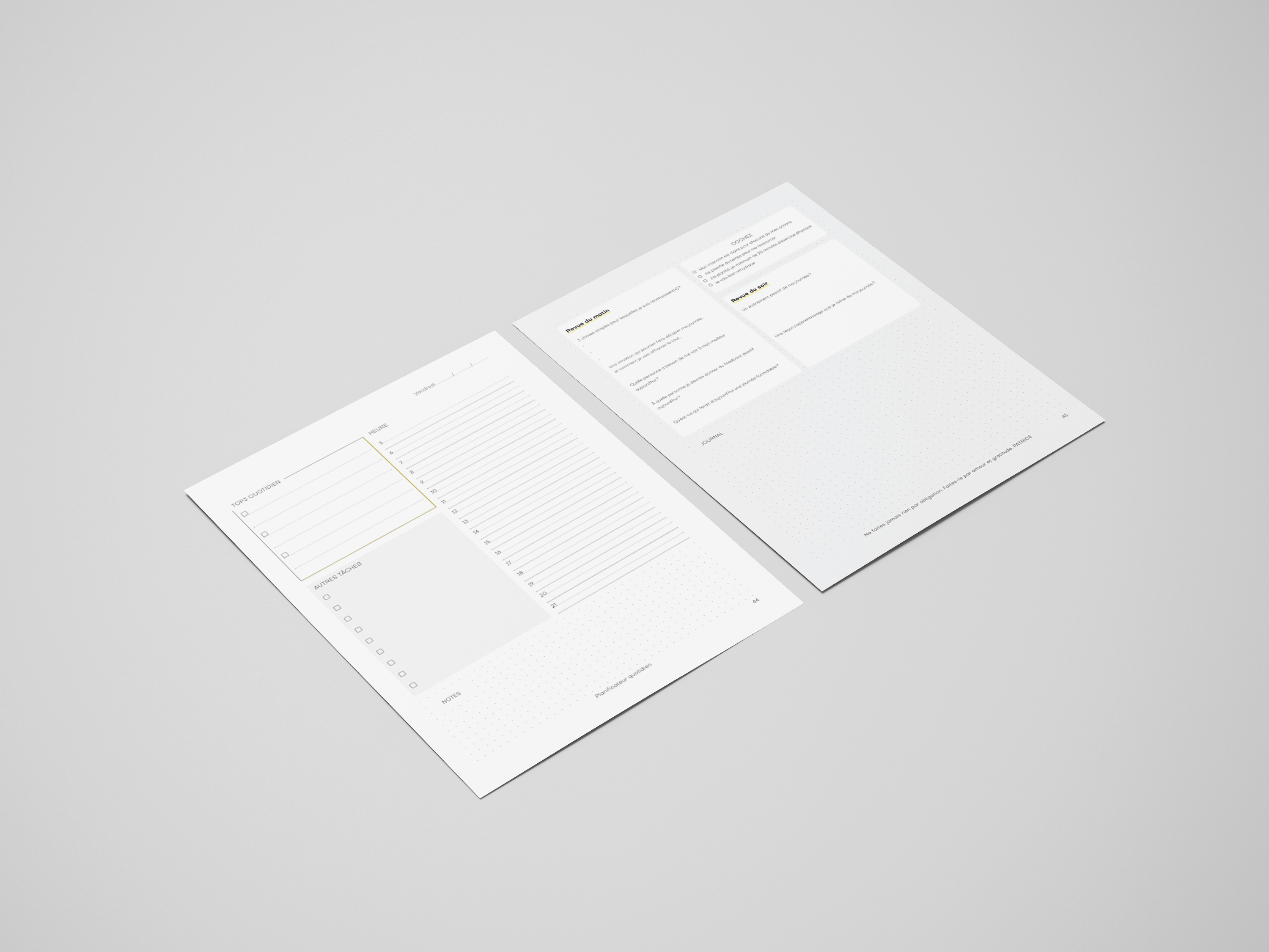 Planificateur version imprimable